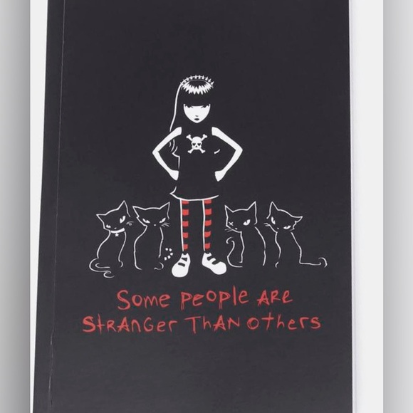 NWT Dolls Kill x Emily the Strange Strive For Strangeness Notebook - Picture 1 of 6